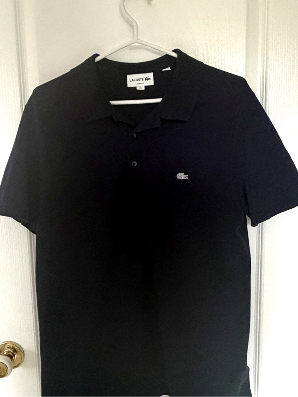 Lacoste Slim Fit Polo Shirt – Navy Blue – Men’s Large